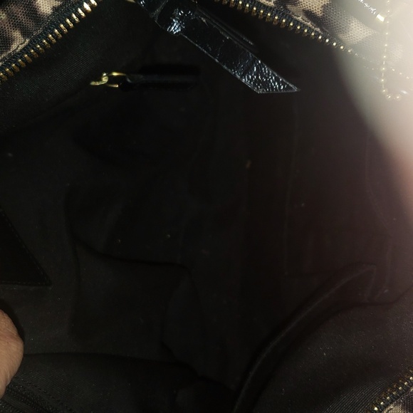 GUCp w/a couple callous on handles Coach Ocelot nylon animal print rare bag - Picture 8 of 8